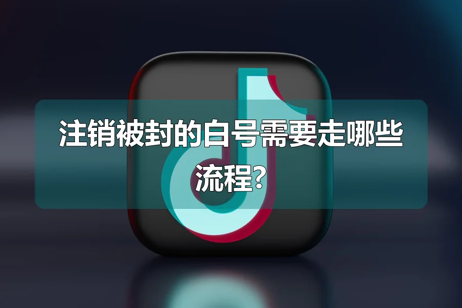 注销被封的白号需要走哪些流程?